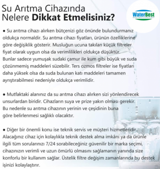 Waterbest Su Arıtma,antalya Muratpaşa Su Arıtma,waterlife Su Arıtma Antalya