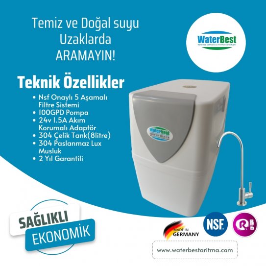 Waterbest Su Arıtma, Waterlife Su Arıtma, Antalya Su Arıtma,milsu Su Arıtma