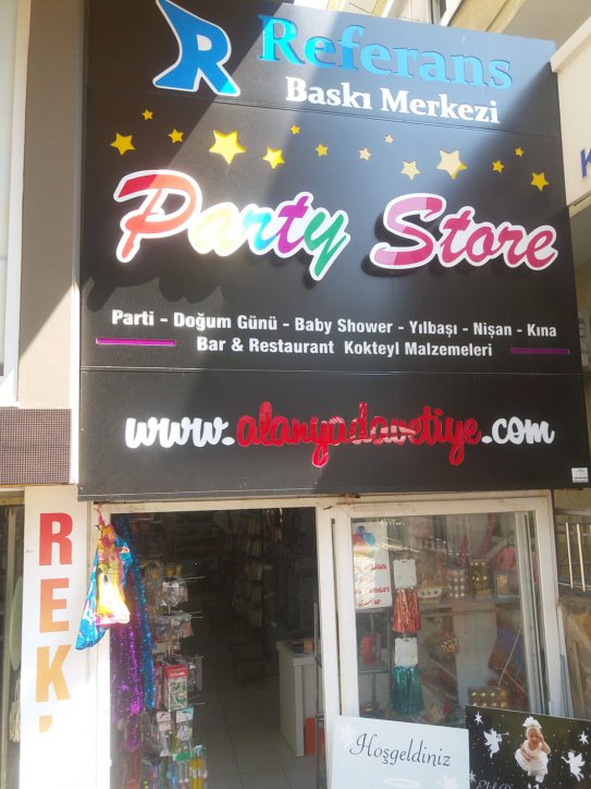 Party Store, Alanya Parti Malzemeleri, Alanya Doğum Günü Malzemeleri